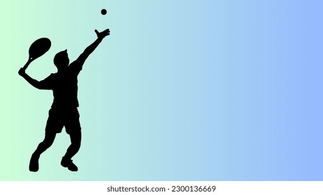 tennis player background fit sport  - Powered by Shutterstock