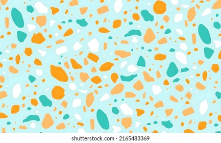 Terrazzo Background Pattern Design. Illustration