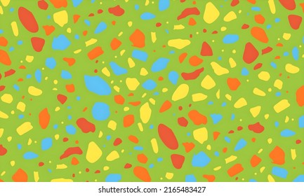 Terrazzo Background Pattern Design. Illustration