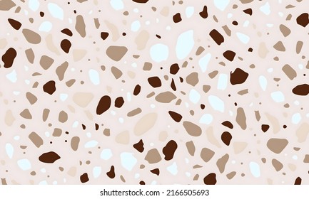 Terrazzo Background Pattern Design. Illustration. Unique Design