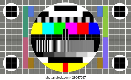 Test Pattern For Wide Screen TV