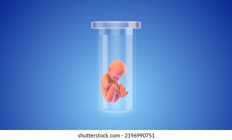 Test tube baby vitro fertilization. 3d illustration.  - Powered by Shutterstock