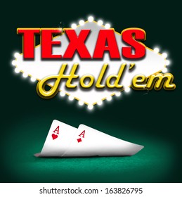 Texas hold'em, gambling background color