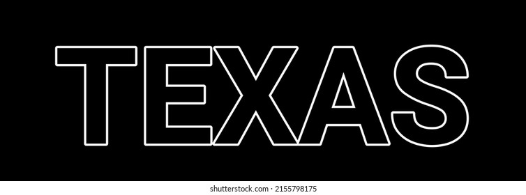 11,935 Texas Outline Images, Stock Photos & Vectors | Shutterstock