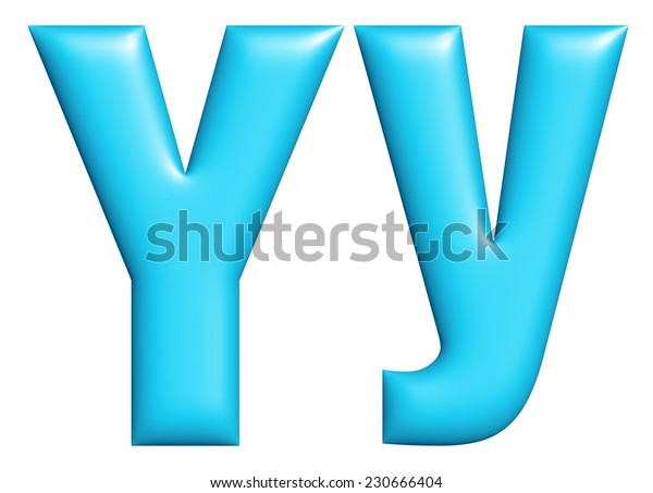 Text Blue Alphabets Big Small Y Stock Illustration 230666404 | Shutterstock