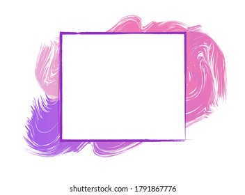 Text Frame White Color Abstract Grunge Stock Illustration 1791867776 ...