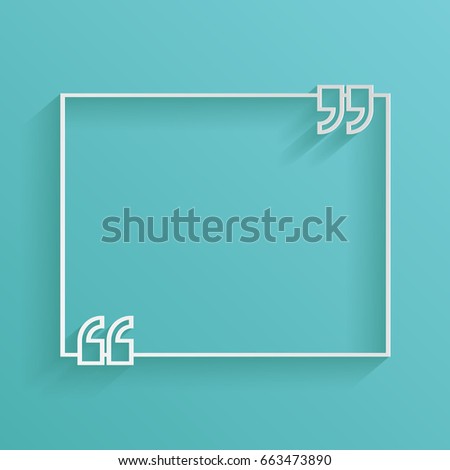 Text quote symbol