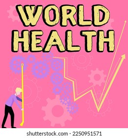 Text showing inspiration World Health. Business showcase World day of action dedicated to tackling global hunger - Powered by Shutterstock