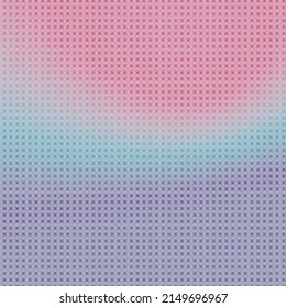 Textile background fabric texture  rainbow gradient  3D rendering  Small checkered fabric 