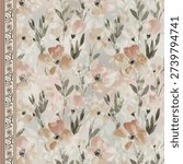 textile design with cute flower pattern 2026 design 