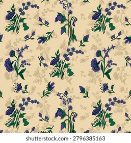 Textile design multicolor pattern in reapeat for women fabric printing like abstract ethnic ikat floral flowers texture backgrounds. And use for others like wallpapers wedding card greeting cards etc.