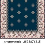 Textile digital design motif pattern decor hand made artwork frame gift card wallpaper women cloth ornament abstract border rug ethnic ikat etc new semi bold flower designs with geometrical