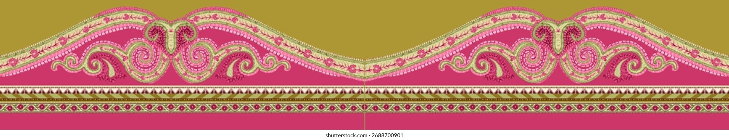 textile digital design motif pattern hand made artwork frame gift card wallpaper women cloth ornament abstract border rug ethnic ikat etc new semi bold flower designs with geometrical working