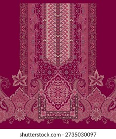textile digital design motif pattern hand made artwork frame gift card wallpaper women cloth ornament abstract border rug ethnic ikat etc new semi bold flower designs
