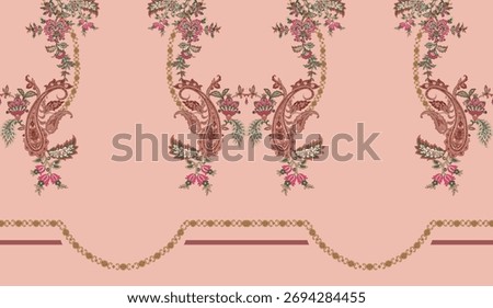 textile digital design motif pattern hand made artwork frame gift card wallpaper women cloth ornament abstract border rug ethnic ikat etc new semi bold flower designs with geometrical working