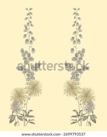 textile digital design motif pattern hand made artwork frame gift card wallpaper women cloth ornament abstract border rug ethnic ikat etc new semi bold flower designs 