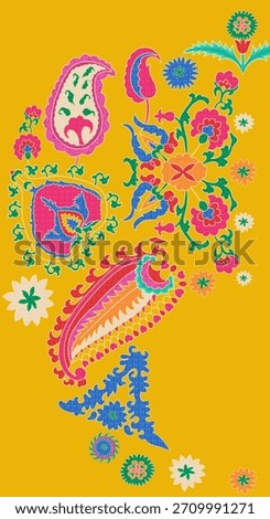 textile digital design motif pattern hand made artwork frame gift card wallpaper women cloth ornament abstract border rug ethnic ikat etc new semi bold flower designs working