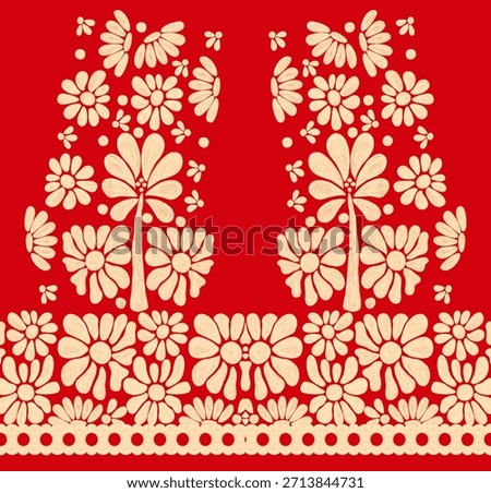 textile digital design motif pattern hand made artwork frame  women cloth ornament abstract border rug ethnic ikat etc new semi bold flower designs