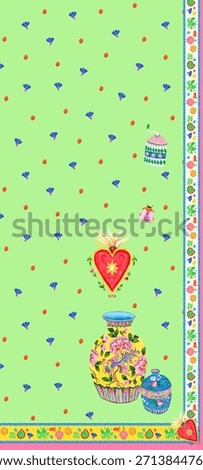 textile digital design motif pattern hand made artwork frame  women cloth ornament abstract border rug ethnic ikat etc new semi bold flower designs