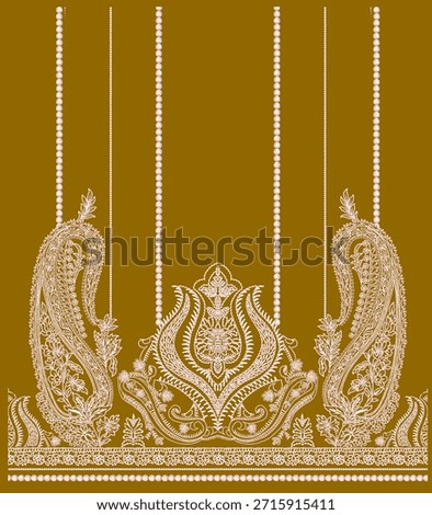 textile digital design motif pattern hand made artwork frame women cloth ornament abstract border rug ethnic ikat etc new semi bold flower designs with geometrical working