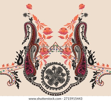 textile digital design motif pattern hand made artwork frame women cloth ornament abstract border rug ethnic ikat etc new semi bold flower designs with geometrical working