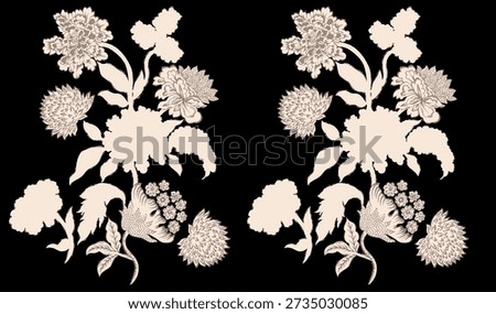 textile digital design motif pattern hand made artwork frame gift card wallpaper women cloth ornament abstract border rug ethnic ikat etc new semi bold flower designs