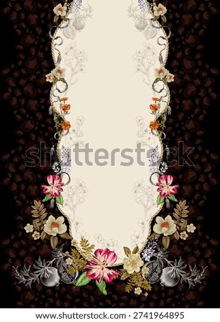 textile digital design motif pattern hand made artwork frame gift card wallpaper women cloth ornament abstract border rug ethnic ikat etc new semi bold flower designs