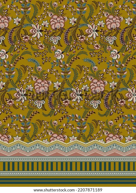 Textile digital design motif pattern decor border\
retro luxury style flower details  handmade artworks abstract\
vintage Turkish Indian classical texture baroque ornamental ikat\
ethnic background\
print