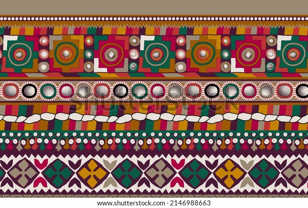 Textile digital design set of damask rug ikat\
ethnic motif pattern decor border hand made artwork suitable for\
frame gift card wallpaper women cloth front back and duppata fabric\
use in textile.