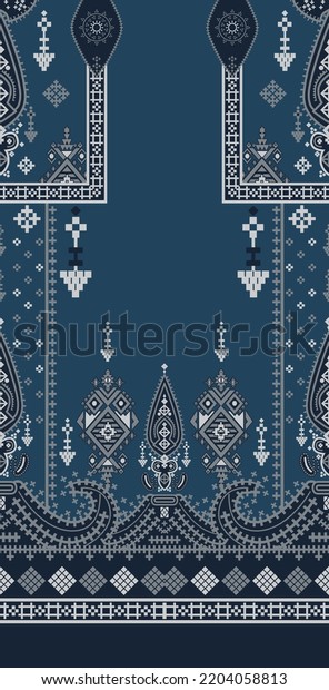 Textile digital design set of damask motif\
border wallpaper frame for women cloth front back dupatta used in\
fabric textile industry handmade artwork abstract vintage Turkish\
Indian classical\
textures