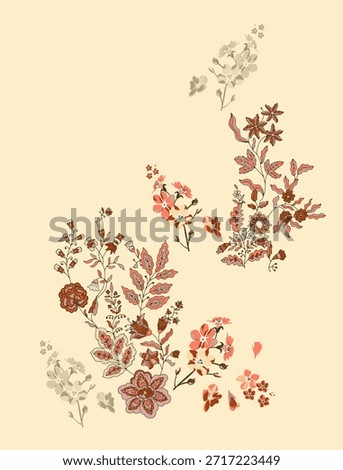 textile pattern elements allover design