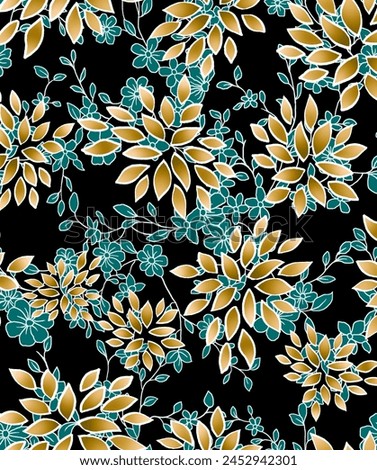 textile seamless pattern floral design