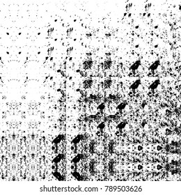 Texture black and white abstract print and design