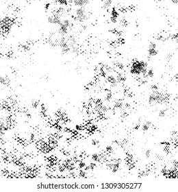 Rough Black White Texture Vector Distressed Stock Vector (Royalty Free ...