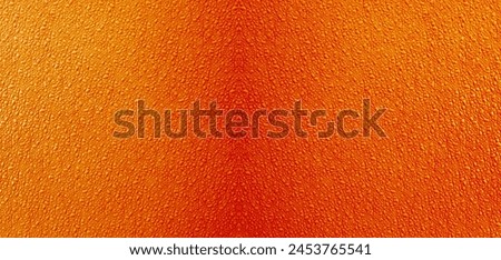 Texture of bright orange watercolor paper. Background for design, print and graphic resources.  Blank space for inserting text.
