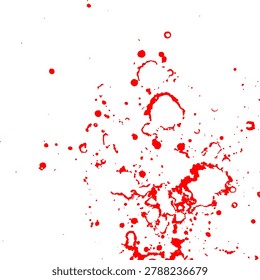 texture featuring red ink splatters and drips on a white background abstract pattern keywords: red, ink, splatter,...