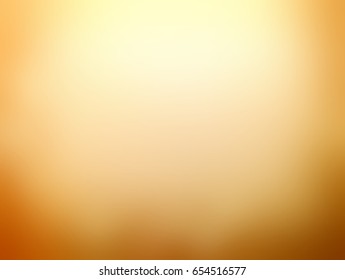 Texture Gold Autumn Light Abstract. Frame Yellow Amber Watercolor. Background Warm Glow Blurred.  Gentle Misty Frosted Background.