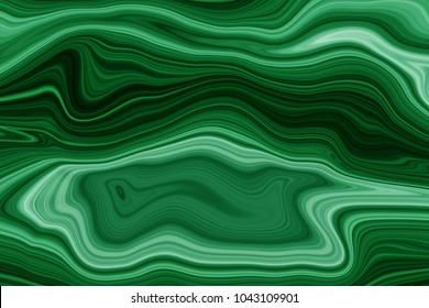 Texture of green malachite stone