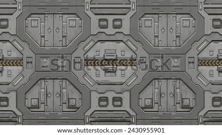 Texture material background Sci-Fi Panel 6