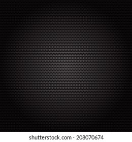 Texture Metal Surface Dotted Perforated Black Stock Illustration ...