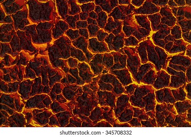 The Texture Of Molten Lava