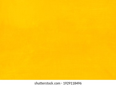 Texture Original Oil Painting Orange Atristic Canvas Close-up Yellow Background