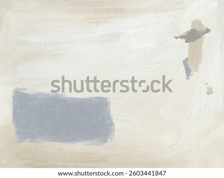 Texture paint abstract background. Modern painting on canvas. Illustration with shapes and brush strokes. Contemporary minimalist geometric artwork. Hand drawn template in neutral colors