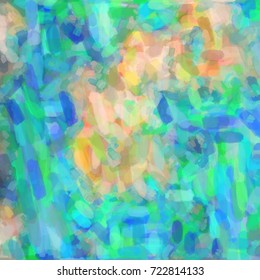 Texture Polychrome Paint Strokes Abstract Background Stock Illustration ...