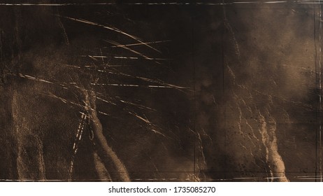 Texture Of Scratches, Chips, Scuffs, Dirt On Old Aged Surface . Old, Vintage Film Effect Overlays. Stock Illustration.