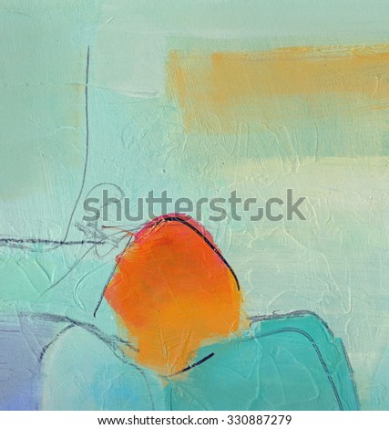 Textured abstract painting. Hand painted background with space for text. 