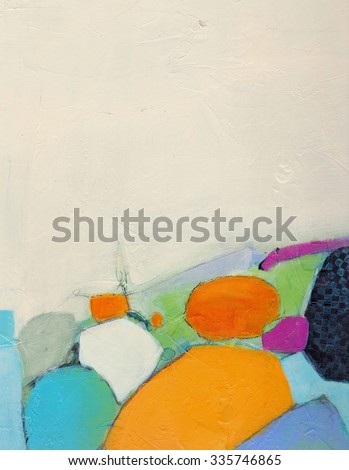 Textured abstract painting. Hand painted background