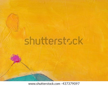 Textured abstract painting. Hand painted background with space for text