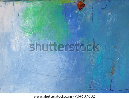 Textured abstract painting. Hand painted colorful background with space for text.