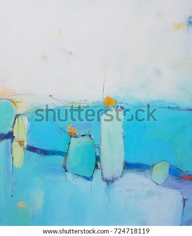 Textured abstract painting. Hand painted colorful background. 